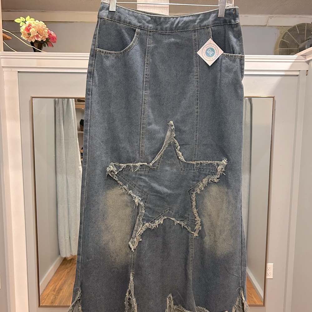 Y2K Denim Skirt